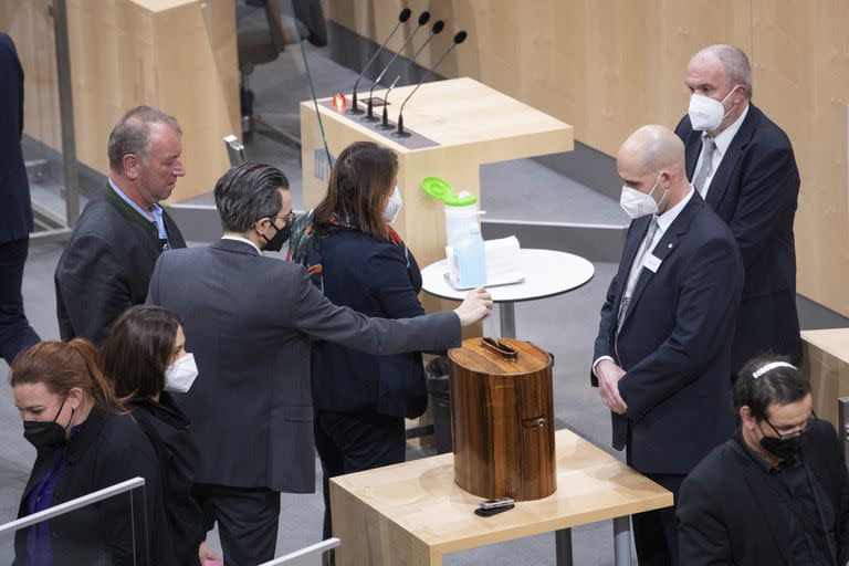 La votación en el Parlamento austríaco