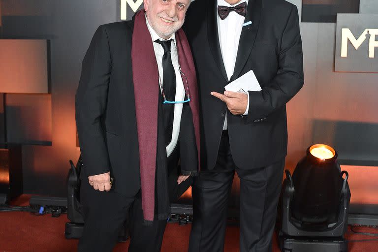 Horacio Pagani y Luis Ventura, compinches en la red carpet