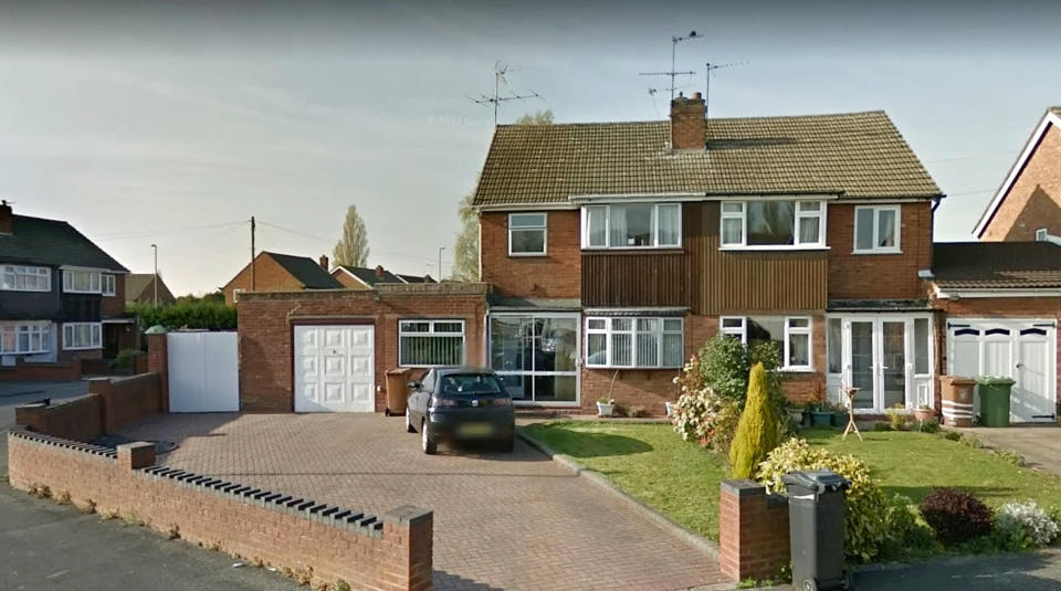 A Google Street View image of the property before work began. (SWNS)