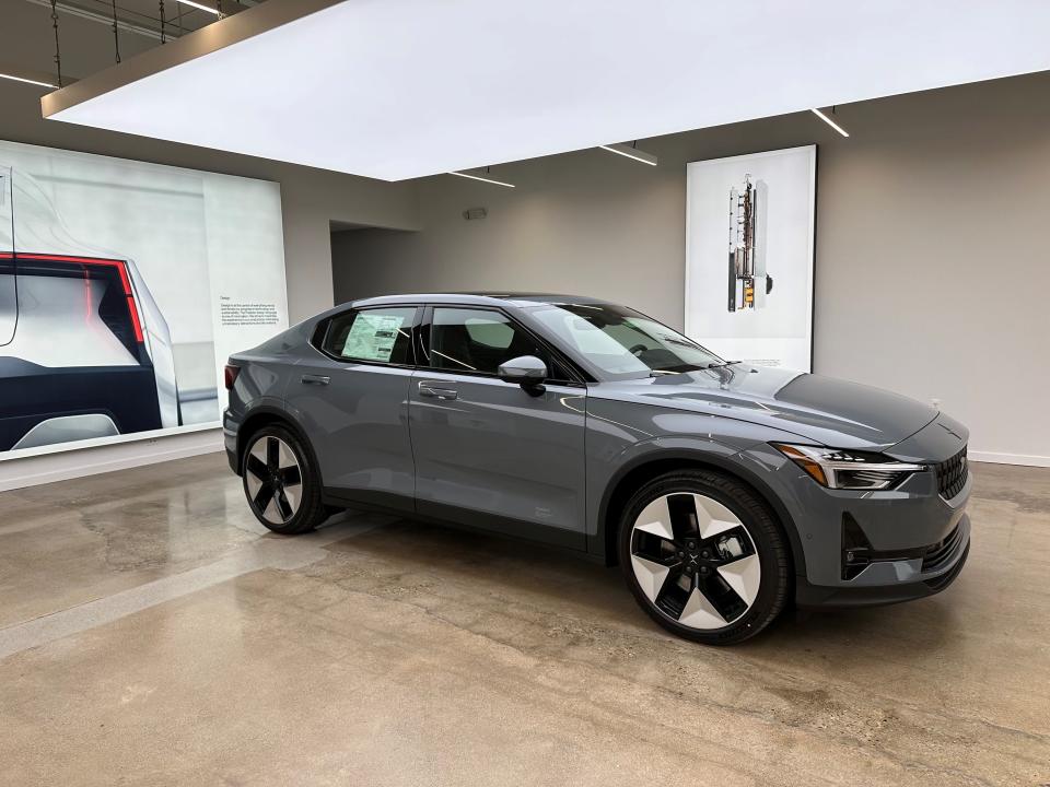Polestar 2 prices run from about $50,000 to $70,000.