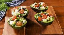 <p>When we're looking for something light yet satisfying, we tend to turn to a classic <a href="https://www.delish.com/uk/cooking/recipes/a28839760/best-greek-salad-recipe/" rel="nofollow noopener" target="_blank" data-ylk="slk:Greek salad;elm:context_link;itc:0;sec:content-canvas" class="link ">Greek salad</a>. These stuffed avocados make the classic salad a little more hearty, as well as perfectly portable. They make the BEST take-to-work lunch, just make sure to squeeze a lemon over the cut avocados to prevent browning. </p><p>Get the <a href="https://www.delish.com/uk/cooking/recipes/a30323665/greek-stuffed-avocado-recipe/" rel="nofollow noopener" target="_blank" data-ylk="slk:Greek Stuffed Avocado;elm:context_link;itc:0;sec:content-canvas" class="link ">Greek Stuffed Avocado</a> recipe. </p>