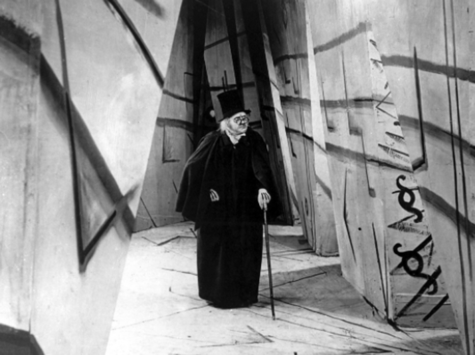 The Cabinet of Dr Caligari (1920): Directed by: Robert Wiene . Black-and-white silent horror film The Cabinet of Dr Caligari (1920) is considered the quintessential work of German Expressionism, but also one of the scariest films in cinema history. It follows a hypnotist (Werner Krauss) who uses a somnambulist to commit murders, and Wiene's shadowed sets and striking visual style combines to unsettle the viewer in ways most filmmakers only dream of managing. (Decla-Bioscop)