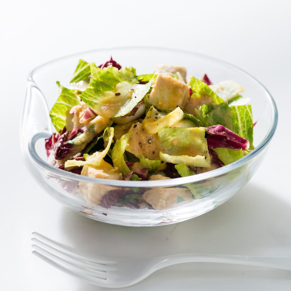 Chicken Salad with Roasted Root Vegetable Vinaigrette