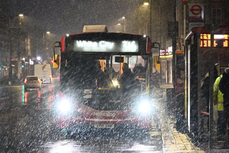 Snow in Cricklewood, North London (Jeremy Selwyn)