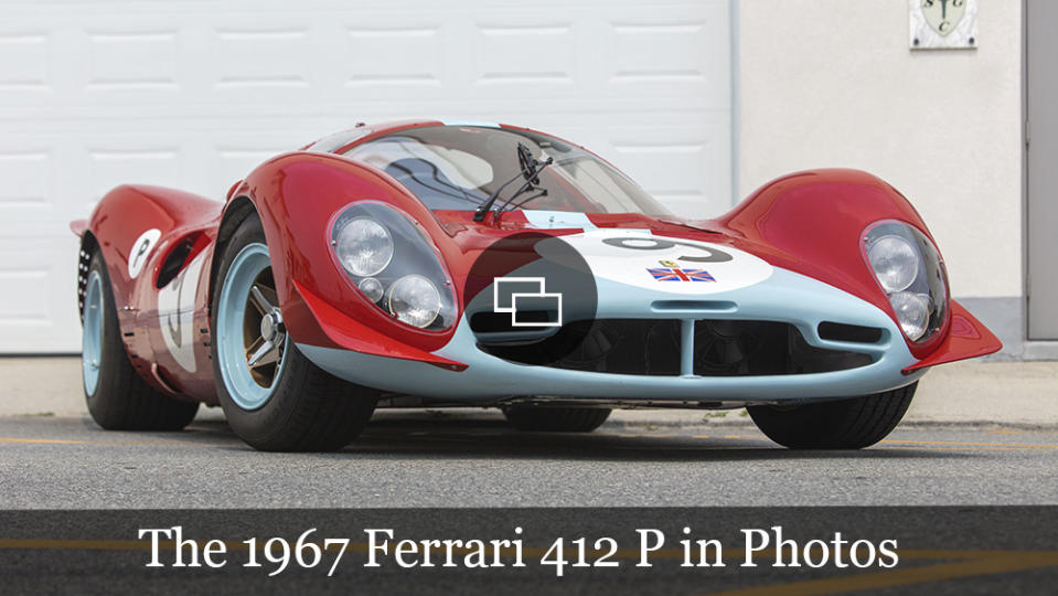 The 1967 Ferrari 412 P in Photos