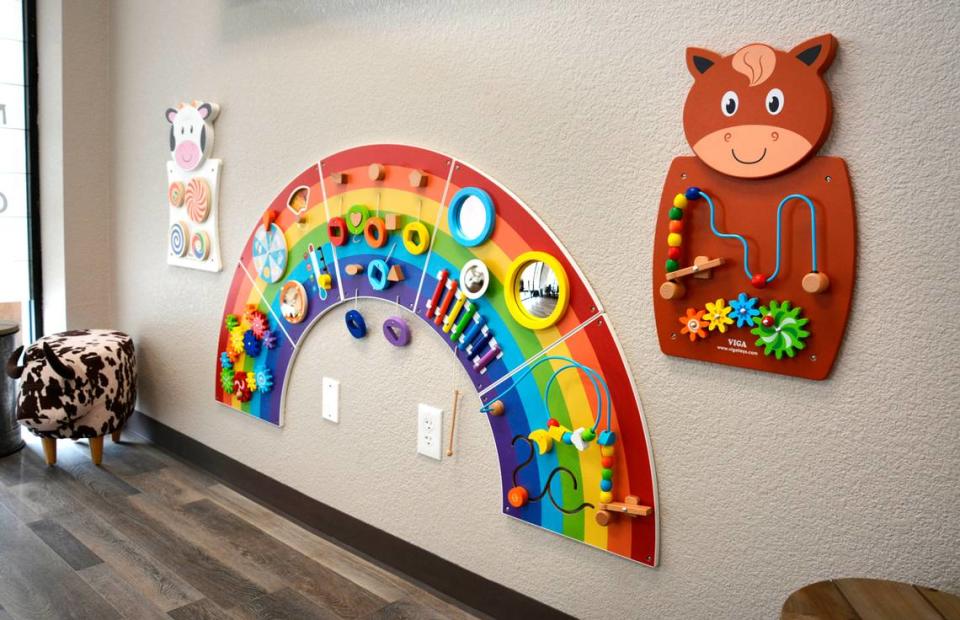 The kid-friendly waiting room inside the new Lenser & Brush Pediatric Urgent Care in Modesto, Calif. May 3, 2023.