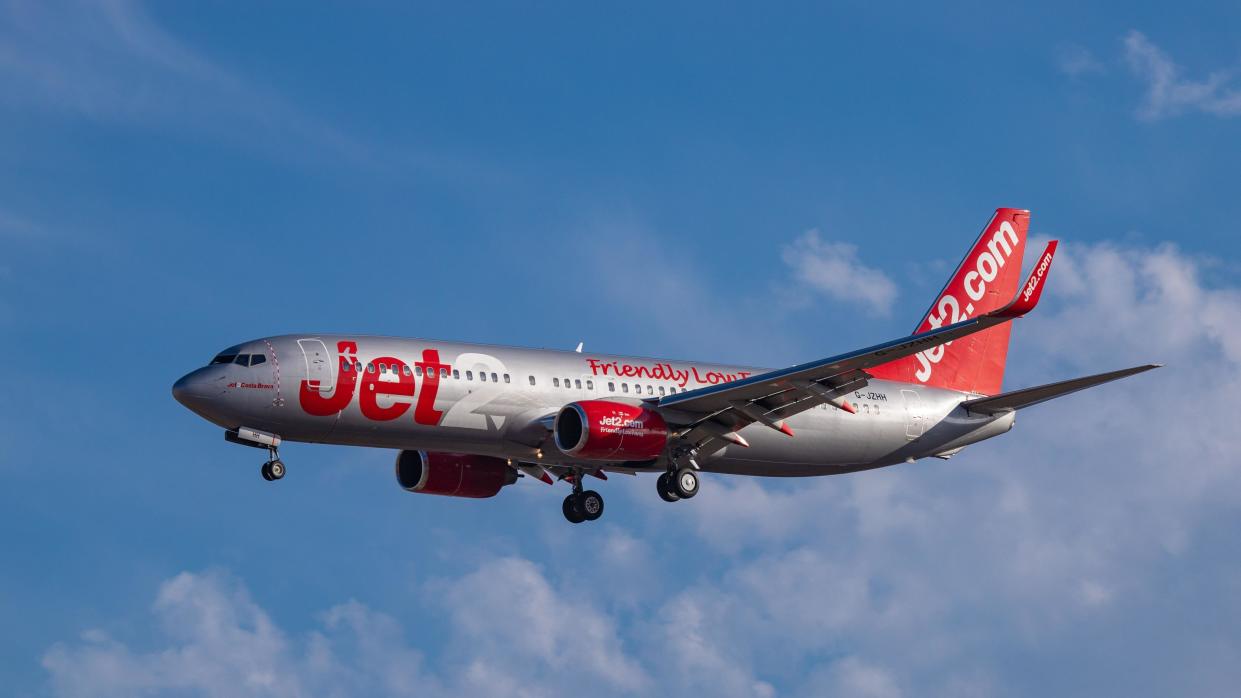 A Jet2 flight