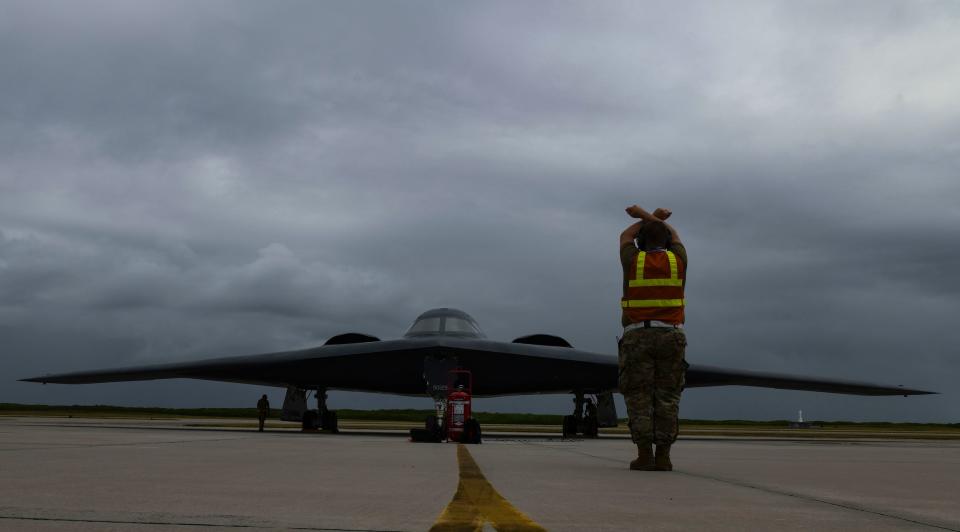 Air Force B-2A Spirit stealth bomber Diego Garcia