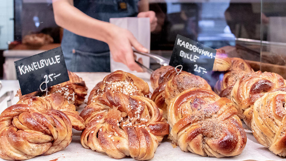 Kanelbulle in Stockholm Sweden