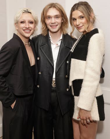 <p>Todd Williamson/JanuaryImages</p> Mason Alexander Park, Charlie Plummer and Eve Lindley