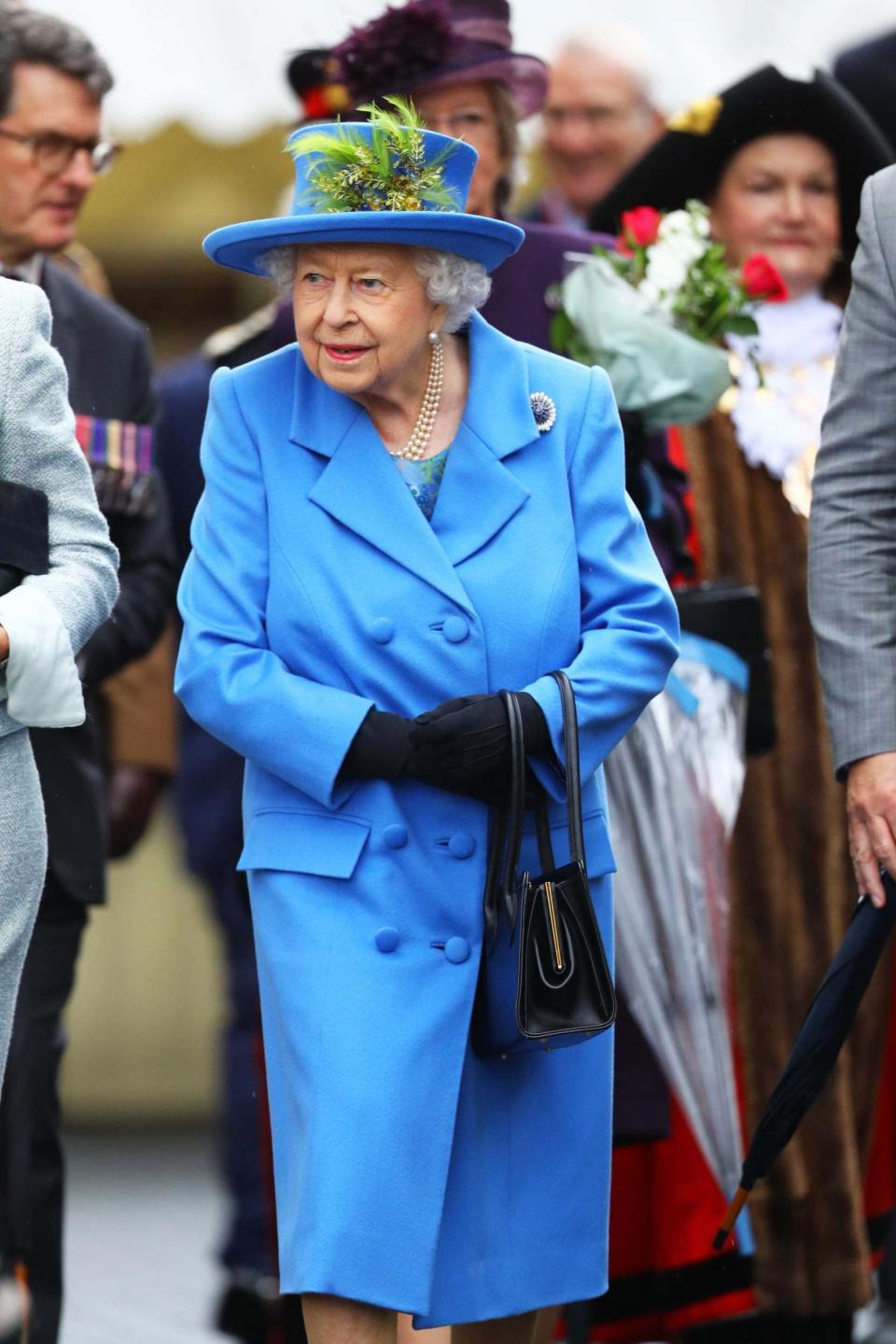 The Queen arrives to visit Haig Housing Trust, Morden (PA)