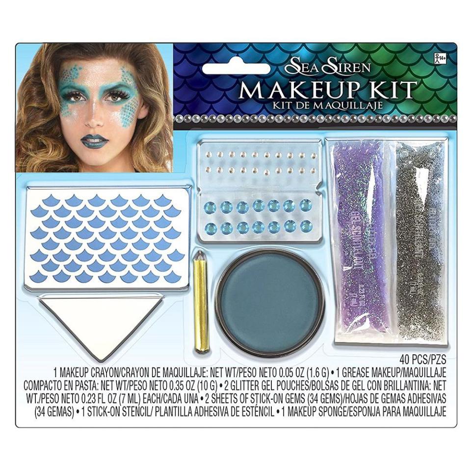 4) Adult Sea Siren Mermaid Makeup Kit