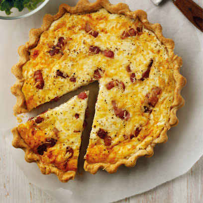 Quark quiche Lorraine