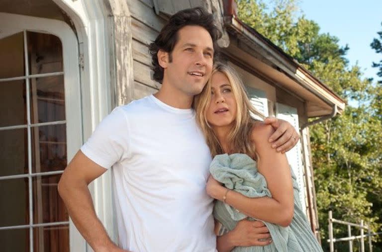 Paul Rudd y Jennifer Aniston, matrimonio neurótico