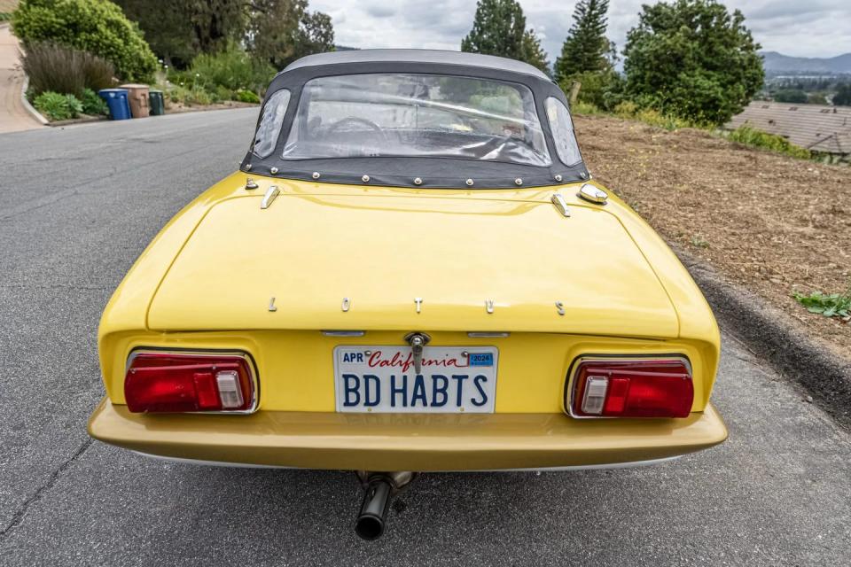 1972 lotus elan roadster rear