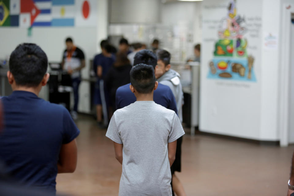 <p>Occupants at Casa Padre, an immigrant shelter for unaccompanied minors, in Brownsville, Texas, are seen in this photo provided by the U.S. Department of Health and Human Services, June 14, 2018. (Photo: ACF/HHS/Handout via Reuters) </p>