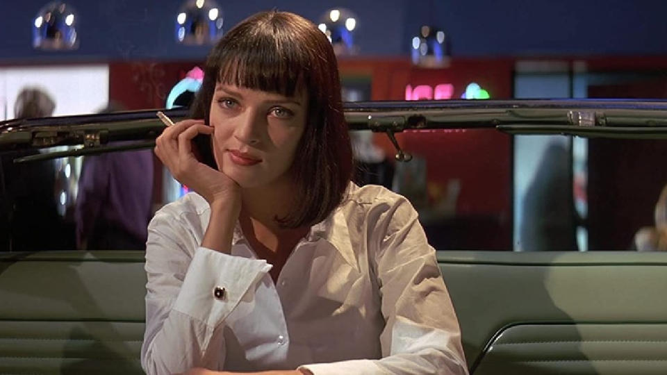 Uma Thurman in Pulp Fiction.