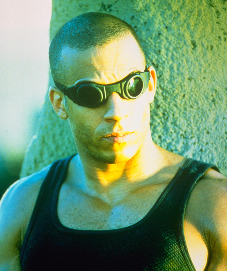 Vin Diesel as Riddick in 'Pitch Black. (Credit: Arrow Video)