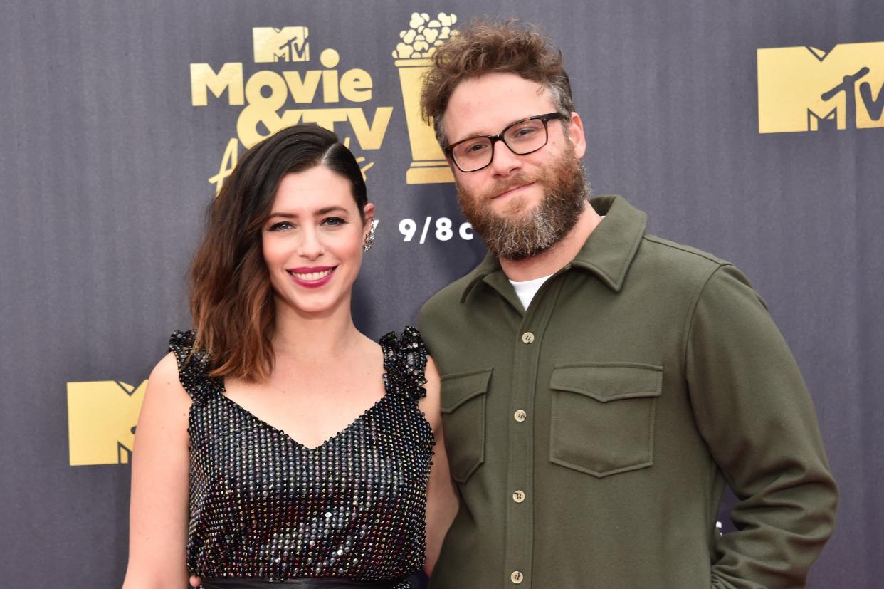 <p>File image: Seth Rogen and Lauren Miller at the 2018 MTV Movie And TV Awards</p> (Getty Images)