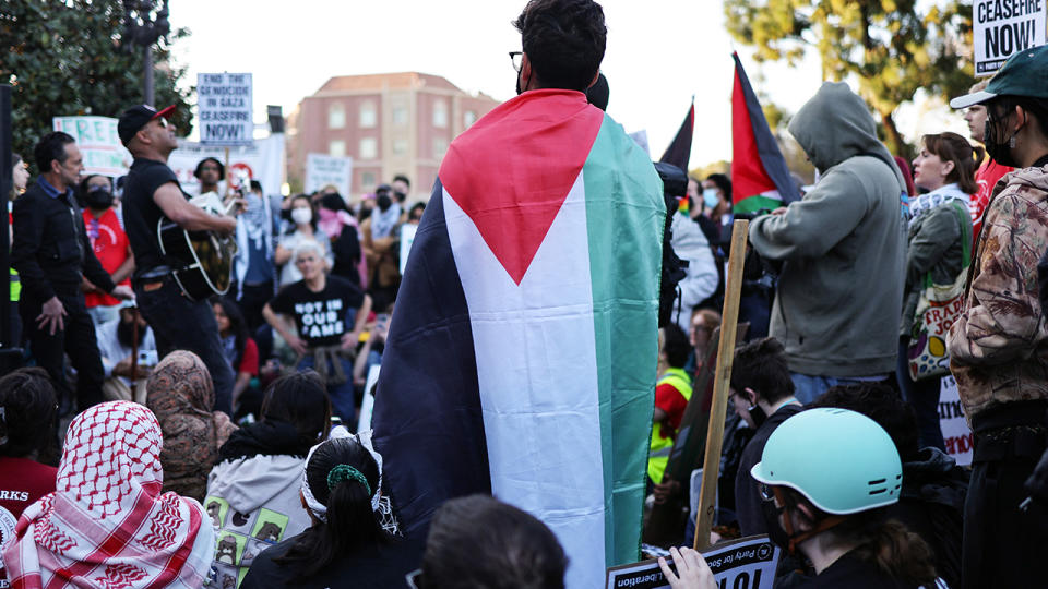 Anti-Israel protest on USC campus