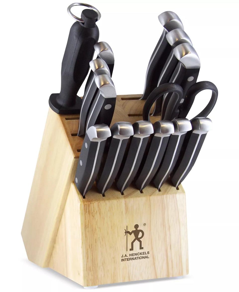 Macy's J.A. Henckels knife set