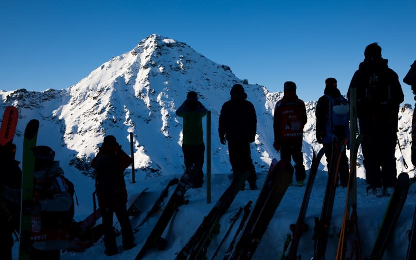 Freeride World Tour Verbier Bec des Rosses ski snowboard - Credit: Freeride World Tour/Christoffer Sjostrum