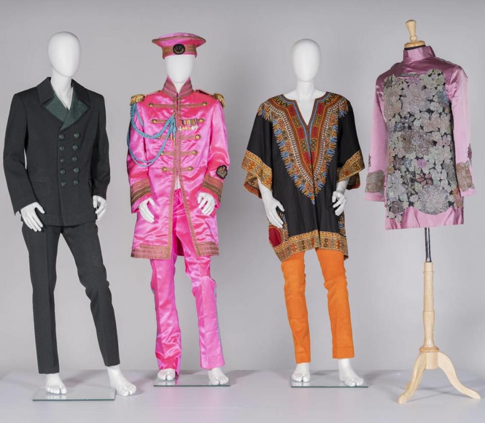 Some classic threads belonging to Ringo Starr during the ’60s heyday of The Beatles. “Beats & Threads” collaborator Gary Astridge was amazed as Starr was that the clothes still fit all those years later. Scott Robert Ritchie