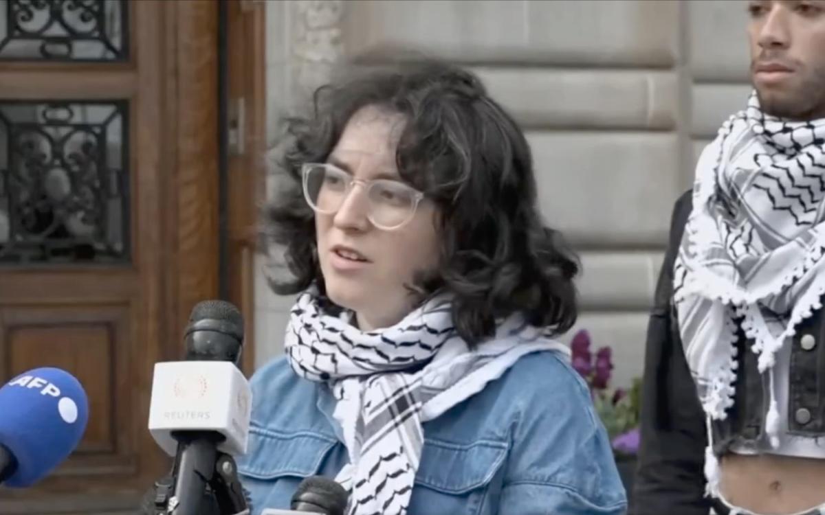 Columbia protester mocked after asking for food for occupiers