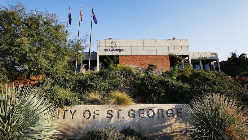 St. George City Hall is pictured on Oct. 11, 2020.