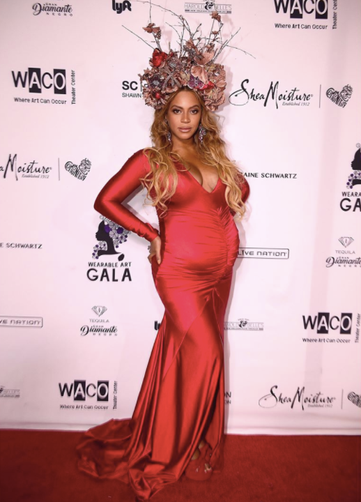 <p>This is the red dress she rocked at the inaugural Wearable Art Gala in L.A. And, folks, this is why she earned the nickname Queen Bey. (Photo: <a rel="nofollow noopener" href="https://www.instagram.com/p/BTiGTmmgA2R/?hl=en" target="_blank" data-ylk="slk:Beyoncé via Instagram;elm:context_link;itc:0;sec:content-canvas" class="link ">Beyoncé via Instagram</a>) </p>