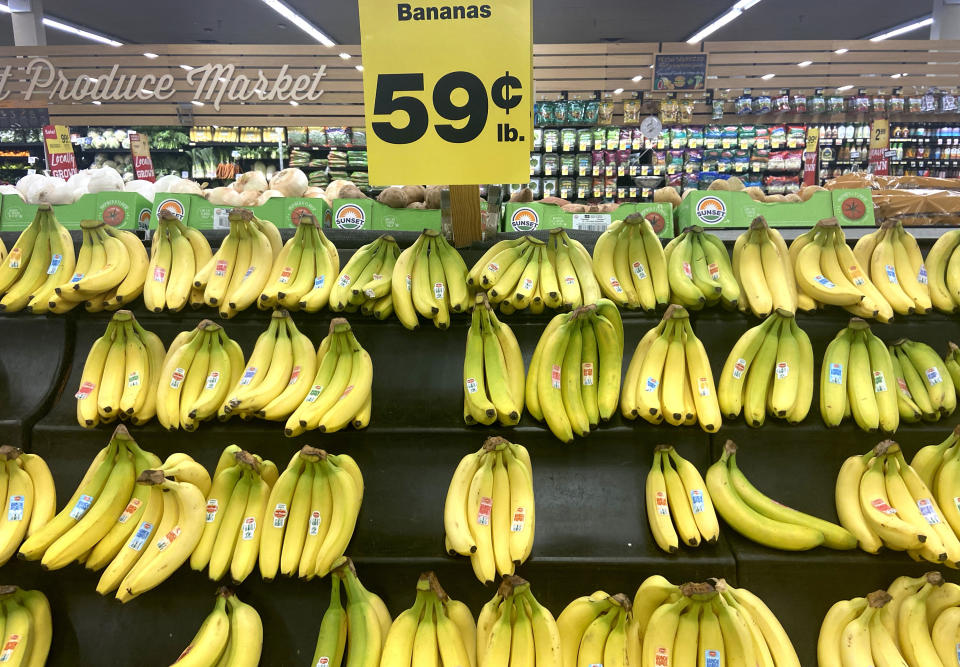 CHICAGO, ILLINOIS - JUNE 10: Produce is offered for sale at a supermarket on June 10, 2021 in Chicago, Illinois. Inflation rose 5% in the 12-month period ending in May, the biggest jump since August 2008. Food prices rose 2.2 percent for the same period.  (Photo by Scott Olson/Getty Images)