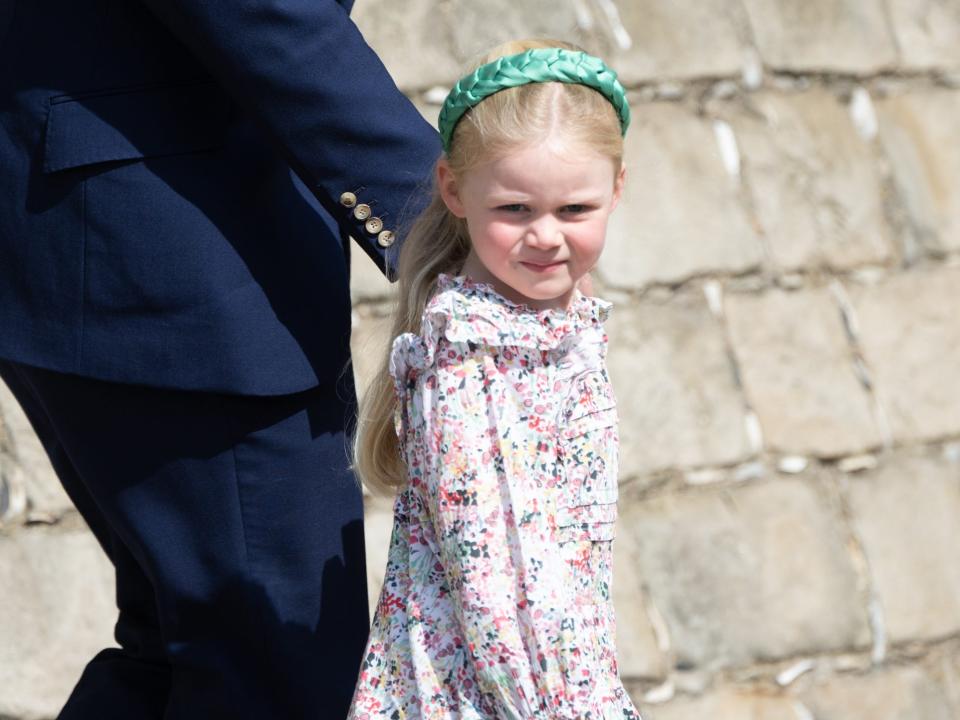 Lena Tindall attends Easter services in 2023.