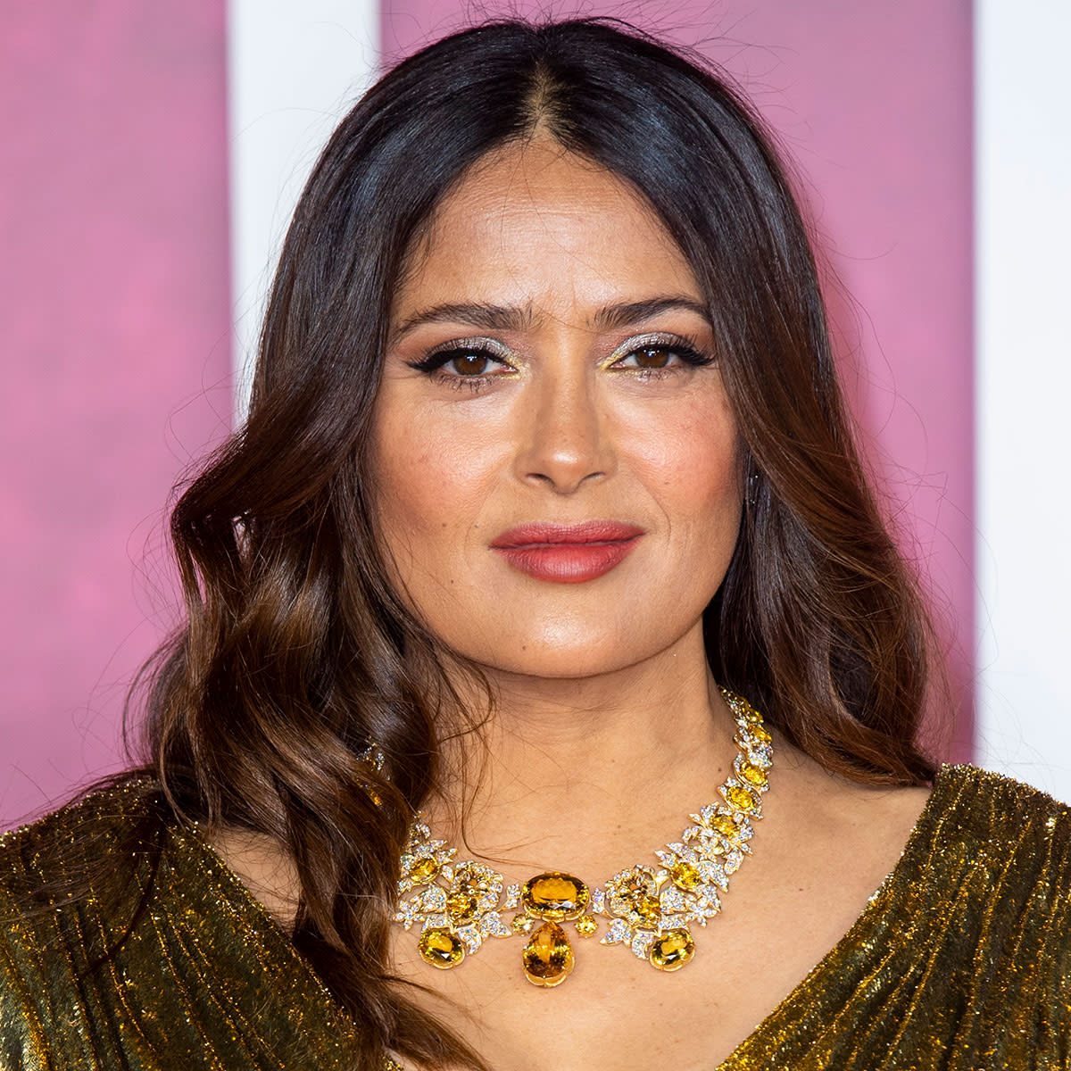 Salma Hayek UK House of Gucci premiere