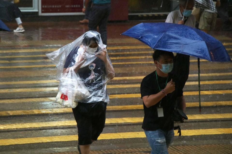 炮台山 雨天 天氣配相