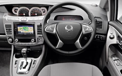 Turismo SsangYong dashboard layout