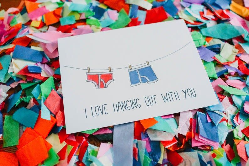 I Love Hanging Out With You Card