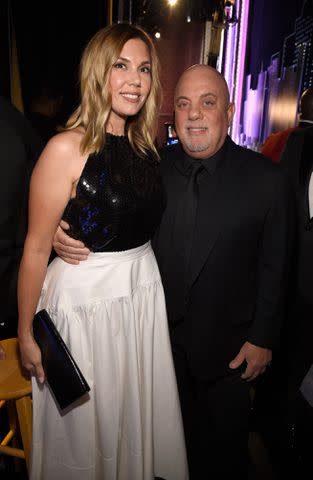 Kevin Mazur/Getty Billy Joel and Alexis Roderick pose backstage during the 72nd Annual Tony Awards at Radio City Music Hall on June 10, 2018 in New York City.