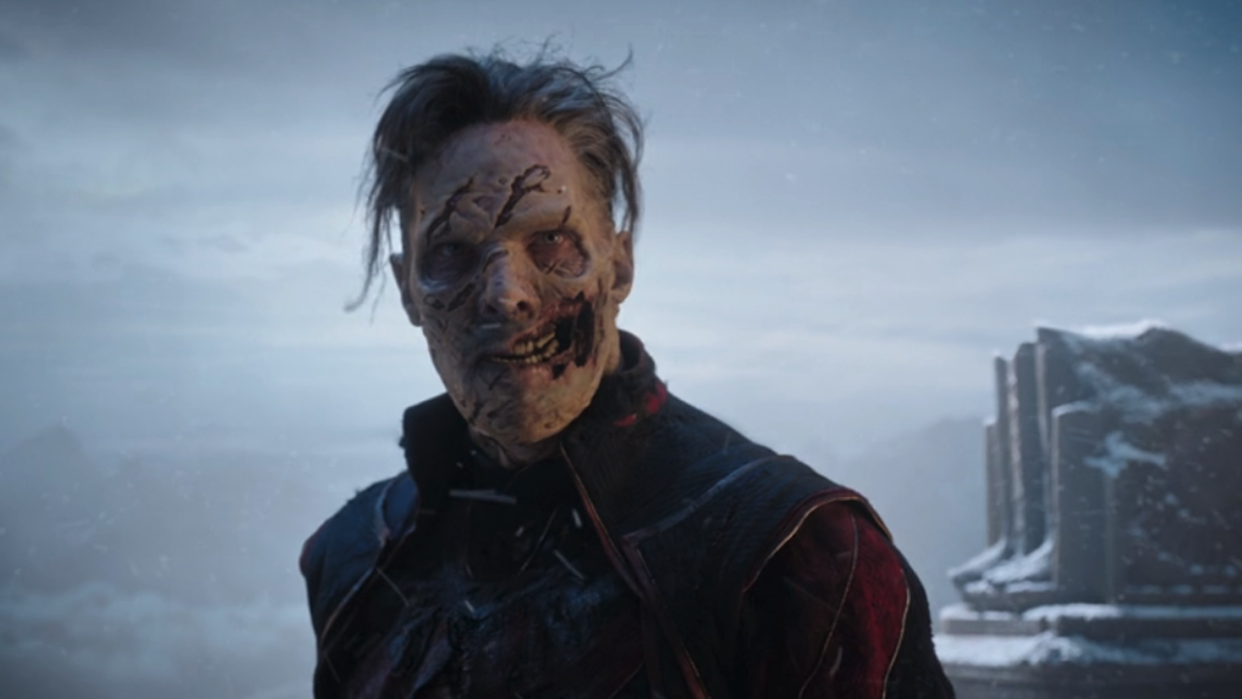  Benedict Cumberbatch as Zombie Doctor Strange in Multiverse of Madness. 
