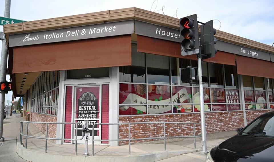 The original location of Sam’s Italian Deli & Market is at the corner of Clinton Avenue and First Street. The business, which turns 44 this year, wants to expand with a new second location at the Villaggio shopping center in North Fresno.