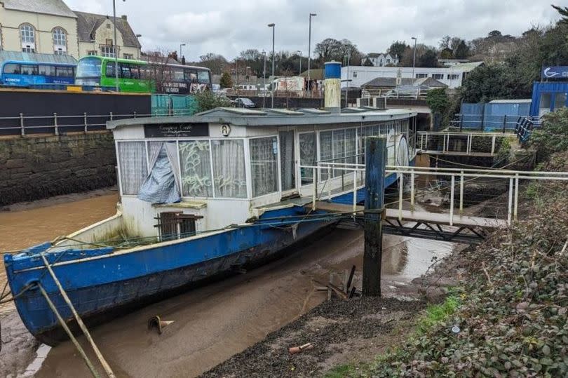 The Compton Castle pictured last month. It has now become home to rough sleepers