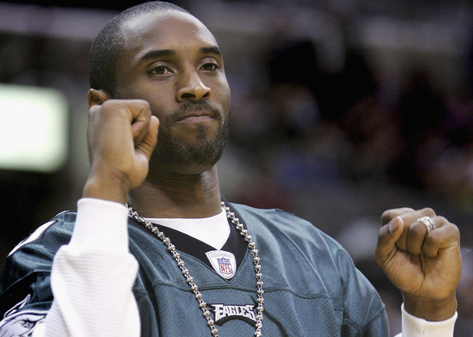 Kobe Bryant is a lifelong Eagles fan. (Getty Images photo)