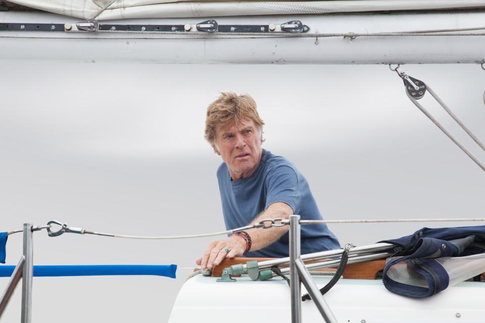 This photo released by Roadside Attractions shows Robert Redford starring in J.C. Chandor's "All Is Lost." (AP Photo/Roadside Attractions, Daniel Daza)