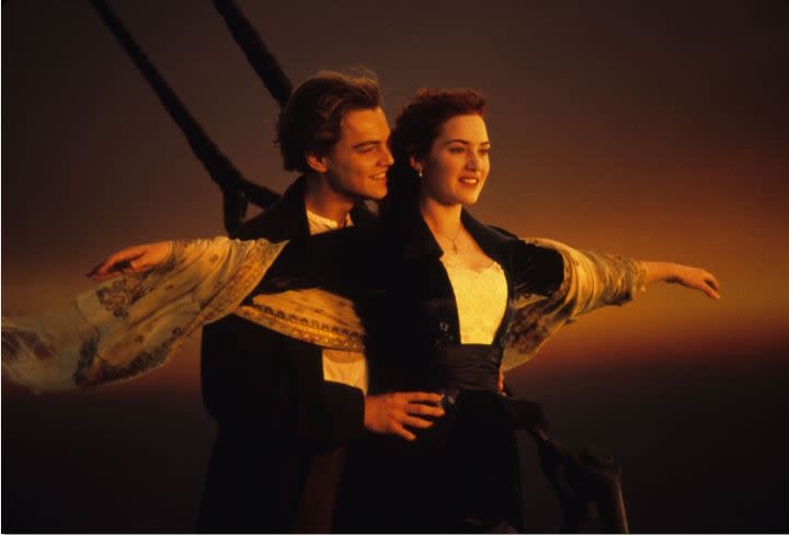 Kate Winslet and Leonardo DiCaprio