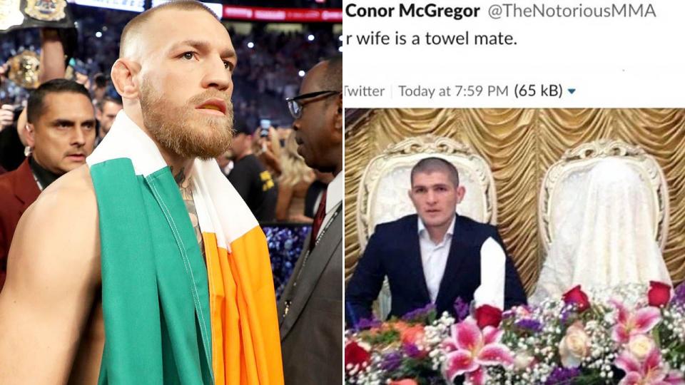 McGregor and Khabib have been guilty of sending nasty tweets to one another. Pic: Getty