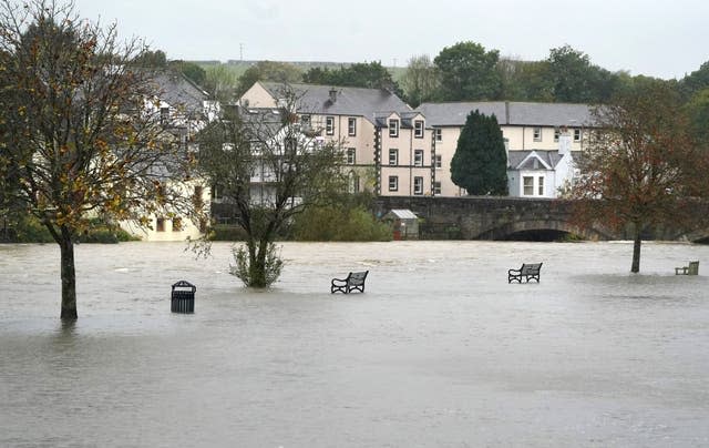 The Met Office said floods could be life-threatening in Cockermouth (Owen Humphreys/PA)