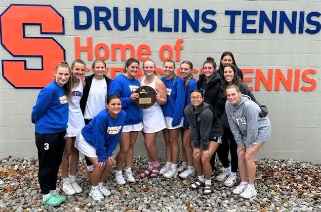 The Oneida Express won a Division II regional tennis championship Saturday at Drumlins Tennis Club in Syracuse.