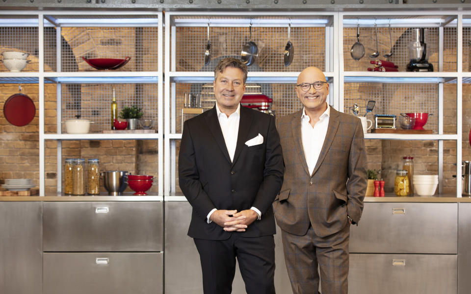 Programme Name: Masterchef S18 - TX: n/a - Episode: Masterchef S18 - Judge Generics (No. Judge Generics) - Picture Shows:  John Torode, Gregg Wallace - (C) Shine TV - Photographer: Production