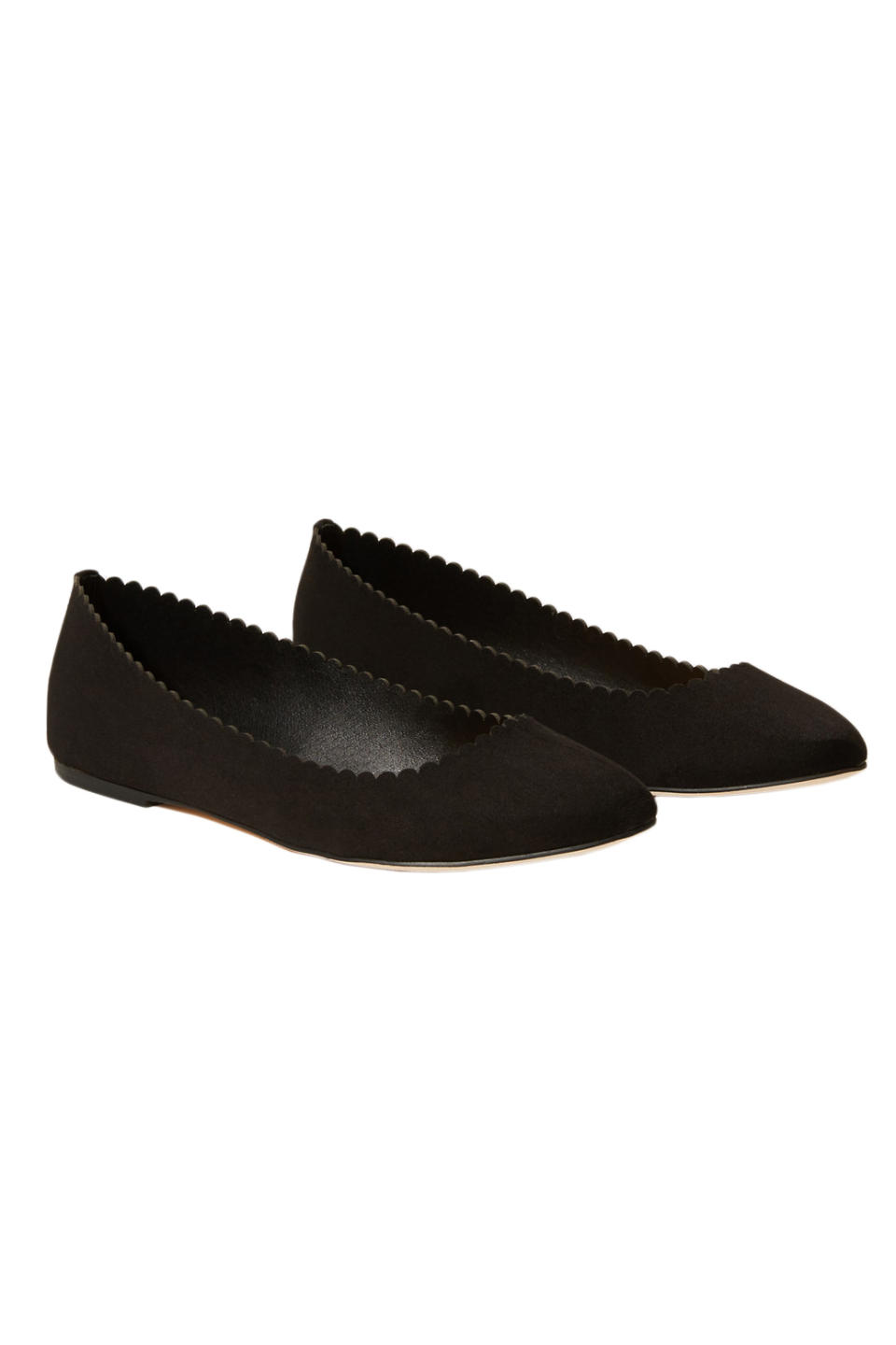 LOFT Scalloped Ballet Flats