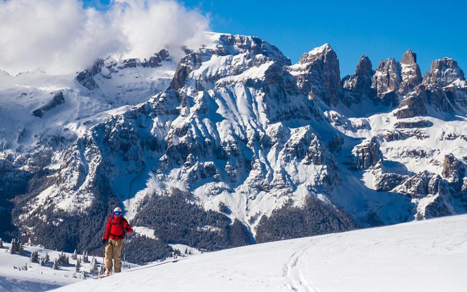 ski touring in Fai della Paganella - Tristan Kennedy