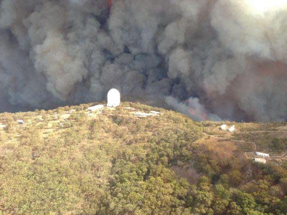 The Wambelong fire threatened Australia’s Siding Spring Observatory in January 2013.